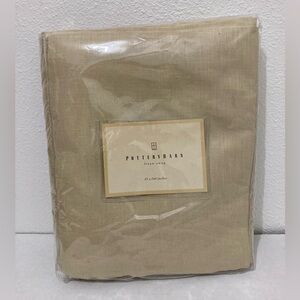 Pottery Barn 43” X 240” Inches Dry Clean Only 100% Linen (1 Panel) Beige Cream